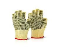 Beeswift Gloves – Kevlar Fingerless Dotted Glove 10 – Reinforced – 1 Pair