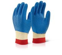 B-Click Kutstop REINFORCED LATEX GLOVES F/C LARGE- you get 10