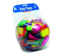 Kevron 74x38mm Jumbo Key / Identification tag Assorted Tub of 70