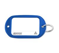 KEVRON ID10 Jumbo Key Tags Bag of 50 Assorted Colours - Blue x 50