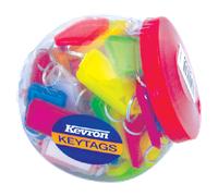 Kevron 74x38mm Jumbo Key / Identification tag Assorted Tub of 70
