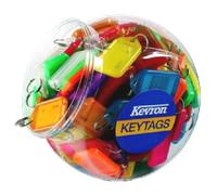 Kevron 56x30mm Assorted Colour Key / Identification Tags Large Tub of 150