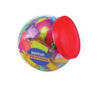 Kevron Plastic Clicktag Key Tag Large Assorted Tub (Pack of 150) ID5AC150