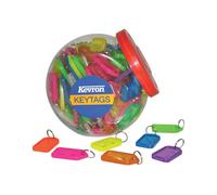 Kevron 74x38mm Jumbo Key / Identification tag Assorted Tub of 70