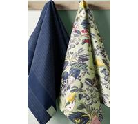 Kew Gardens Fruit & Floral Set of 2 Cotton Tea Towels Kew Gardens Multicolor