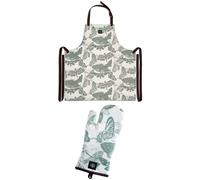 Kew Gardens Living Jewels Single Oven Glove & Apron Set Kew Gardens Multicolor