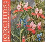 Kew Gardens: Orchids by Marianne North Mini Wall Calendar 2025 (Art Calendar)