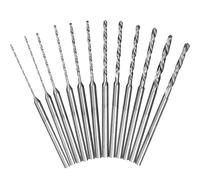 KEWAYO 12-Piece Micro Drill Bit Set, 0.5-2.0 mm HSS Mini Twist Drills with 2.35mm Shank for DIY, Engraving & Precision Crafts