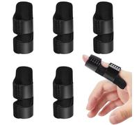 KEWAYO Finger Splint 5 Pcs, Adjustable Thumb & Trigger Finger Splint with Aluminum Support Bars, for Broken Bent Finger, Arthritis, Mallet Finger Pain Relief