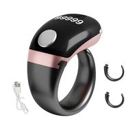 KEWAYO Smart Tasbih Zikr Ring, Adjustable Size(18/20/22mm), OLED Display, Type-C Charging (Rose Gold)