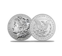 KEWEIYASW 2024 P $1 Morgan Silver Dollar Packed with acrylic shockproof material - Brilliant Uncirculated (BU) Grade Dollar Uncirculated