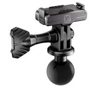 Kewig Magnetic Quick-Release Adapter Camera Mount with 1'' Ball for DJI | for DJI Osmo 360 / Action 3 / 4 / 5 Pro Action Camera, for RAM Mounts B Size 1 Inch Ball Double Socket Arm (X1+R15)