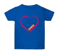 kewing Unisex Zumba Training Apparel Love Print Crew Neck Unisex T-Shirt Zumba Class Dance Fitness Short Sleeve Top