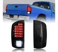 KEWISAUTO LED Tail Lights for Dodge RAM 1500 02-06 / 2500 3500 03-06, New Upgrade Black LED Taillights Rear Brake Stop Lamps for Dodge Ram 1500 2002-2006 / Ram 2500 3500 2003-2006 Accessories (2PCS)