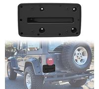 KEWISAUTO License Plate Frame for Wrangler 97-06, Rear License Plate Bracket Holder Cover for Jeep Wrangler TJ 1997-2006 Accessories (1PCS, Replace #55174994)