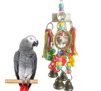 Kewkont Parrot Toys, Bird Toys, Hanging Interactive chew Toys, Suitable for Small and Medium-Sized Parrots Such as African Grays, Cockatoos, Cokatoos, Amazon Parrots