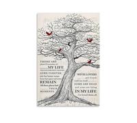 KEWORLAN In My Life Lyrics Vintage Tree Music Art Posters Canvas Wall Art Prints for Wall Decor Room Decor Bedroom Decor Gifts Posters 12x18inch(30x45cm) Unframe-style-6