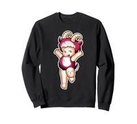 Kewpie Baby Aries Zodiac Ram Sweatshirt