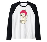 Kewpie Baby Cherry Angel Cherub Raglan Baseball Tee