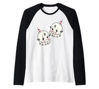 Kewpie Baby Chicano Clowns Smile Now Cry Later Raglan Baseball Tee
