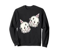 Kewpie Baby Chicano Clowns Smile Now Cry Later Sweatshirt