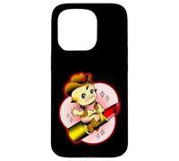 Kewpie Baby Cowgirl Red Lipstick Rodeo Love Case for iPhone 15 Pro