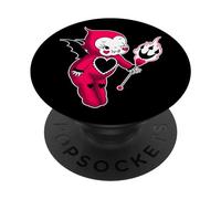 Kewpie Baby Devil Pitchfork Spooky Traditional Tattoo Flash PopSockets Adhesive PopGrip