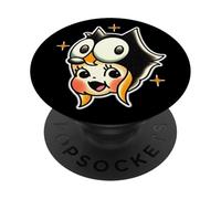 Kewpie Baby Felix Cat Tattoo Flash PopSockets Adhesive PopGrip