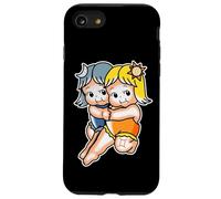 Kewpie Baby Gemini Zodiac Twins Sun Moon Case for iPhone SE (2020) / 7/8