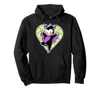 Kewpie Baby Vampire Bat Spiderweb Heart Pullover Hoodie