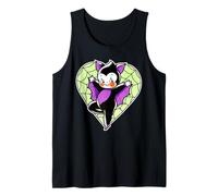 Kewpie Baby Vampire Bat Spiderweb Heart Tank Top