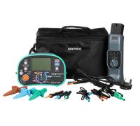 Kewtech KT64EVA Kit with KT64DL Digital Multifunction 7-in-1 with EV, SPD Tests & KEWEVA (EV Charging Point Testing Adapter)