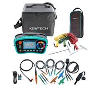 Kewtech KT66ET Kit with KT66DL 12in1 MFT & ACCESKIT (Earth Spikes & Leads)