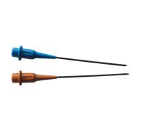 Kewtech KTLP10 Blue & Brown Long Reach Probes for Screwless Terminals, 4mm Connectors