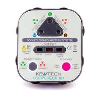 Kewtech Loopcheck 107 Mains Socket Tester With Advanced Loop Check And Safety Features