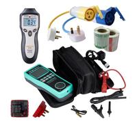 Kewtech SMARTPAT battery operated PAT Tester w/adaptors and accessories KIT5H