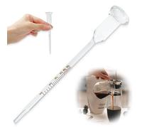 Kexayo Vinometers for Wine 0-25% Alcohol Hydrometer, Beer Alcoholmeter, Vinometer Tester for Wine Degrees to Measure the Percentage of Alcohol in Wine for Oenology and Wine Production