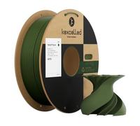 kexcelled 2.85mm Matte PLA Olive Green Filament Frosted Finish 3D Printing Aesthetic Material for Decor 1kg Spool Muted Tones FDM Printer Compatible