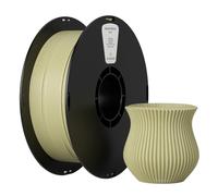 kexcelled Glass Fiber Reinforced PETG GF Filament 1.75mm, Durability, Strength & Stiffness, Frosted Finish, 3D Printing Filament,for FDM 3D Printer, 1KG Spool +/-0.03mm, Light Brown Green