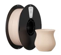 kexcelled Glass Fiber Reinforced PETG GF Filament 1.75mm, Durability, Strength & Stiffness, Frosted Finish, 3D Printing Filament,for FDM 3D Printer, 1KG Spool +/-0.03mm, Vanilla Cream