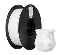 kexcelled Glass Fiber Reinforced PETG GF Filament 1.75mm, High Strength & Stiffness, Frosted Finish, 3D Printing Filament, Durability, Compatible with Most FDM 3D Printer, 1KG Spool +/-0.03mm, White