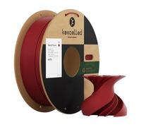 kexcelled Matte PLA Cherry Red Filament 1.75mm Frosted Finish 3D Printing Aesthetic Material for Decor 1kg Spool Muted Tones FDM Printer Compatible