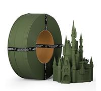 kexcelled Matte PLA Filament Refill 1.75mm, Matte Olive Green PLA Refill 3D Printer Filament No-Spool High Speed for Reusable Spools Refilling 1KG(2.2lbs) for Christmas & Creative Projects