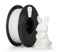 kexcelled Matte PLA White Filament 1.75mm Frosted Finish 3D Printing Aesthetic Material for Decor 1kg Spool Muted Tones FDM Printer Compatible