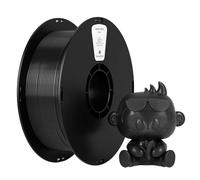 kexcelled PETG Filament 1.75 mm +/- 0.03 mm, Chemical Resistance, 3D Printer Filament, 1 kg Spool (2.2 lbs), for FDM Printer, Vacuum Packaging, Black