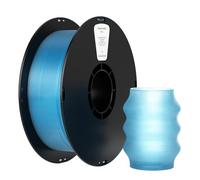 kexcelled PETG Filament 1.75 mm +/- 0.03 mm, Chemical Resistance, 3D Printer Filament, 1 kg Spool (2.2 lbs), for FDM Printer, Vacuum Packaging, Transparent Light Blue