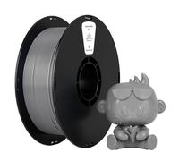 kexcelled PETG Filament 1.75mm, 3D Printing Filament +/- 0.02mm, 1KG Spool (2.2lbs), Chemical Resistance, Suitable for Most FDM Printers, Grey