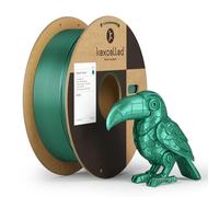 kexcelled PLA Metallic 1.75mm, Silk Metal 3D Printing Filament PLA +/- 0.02mm, Metal Surface, Cardboard Roll, 1KG Spool (2.2lbs), Glossy, Suitable for Most FDM Printer, Mitternachtsgrün