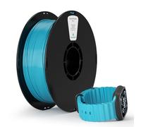 kexcelled TPU 95A Soft Flexible Filament 1.75mm, 1kg Spool(2.2lbs), for 3D FDM Printer Material Roll, Low Temperature Resistant, Peacock Blue