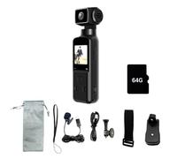 KEXIAO Action Camera 5K Clear with 270°Rotatable Lens WiFi Connection for Cycling Travel Outdoor Sports